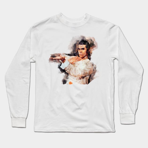 SHAW BROTHERS IN WATERCOLOR PAINTING Long Sleeve T-Shirt by MufaArtsDesigns
